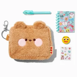 Brown Bear 4'' Mini Bag Stationery Set