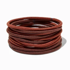 Brown Full Hair XL Hair Ties - 12 Pack