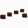 Brown Lurex Small Hair Ties - 30 Pack