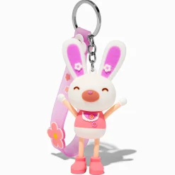 Bunny Stretchy Limbs Wristlet Keychain