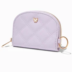 Butterfly Quilted Purple Wallet