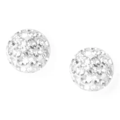 C LUXE by Claire's Sterling Silver Fireball Stud Earrings