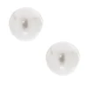 C LUXE by Claire's Sterling Silver 8mm White Pearl Stud Earrings