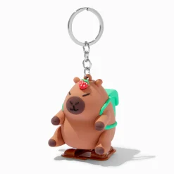 Capybara Wind-Up Keychain