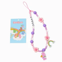 Care Bears™ Beaded Cheer Bear Phone Wrist Strap