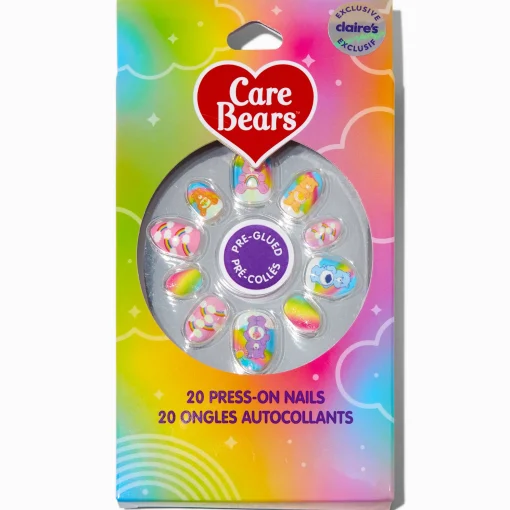 Care Bears™ Claire's Exclusive Stiletto Press On Faux Nail Set - 20 Pack