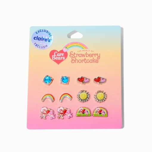 Care Bears® x Strawberry Shortcake™ Claire's Exclusive Stud Earrings - 6 Pack