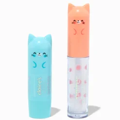 Cat Lip Gloss & Balm Set - 2 Pack