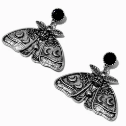Celestial Moth 1" Drop Earrings
