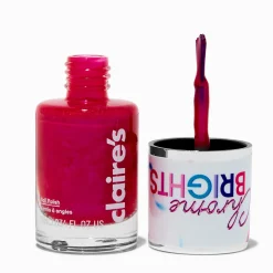 Chrome Brights Single Nail Polish - Hot Pink