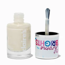 Chrome Brights Single Nail Polish - White
