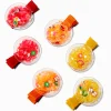 Claire's Club Fruit Shaker Hair Clips - 6 Pack