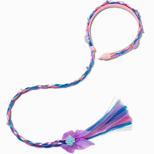 Claire's Club Beach Mermaid Starfish Faux Hair Headband