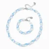 Claire's Club Blue Acrylic Chunky Chainlink Jewelry Set - 2 Pack