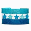 Claire's Club Blue Star Bangle Bracelets - 3 Pack