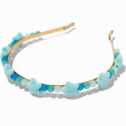 Claire's Club Blue Star Jelly Beaded Headband