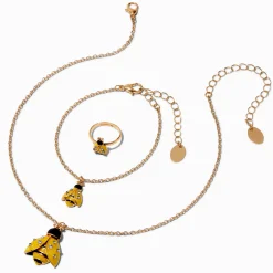 Claire's Club Bumblebee Jewelry Set - 3 Pack