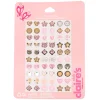 Claire's Club Cheetah Print Stick-On Earrings - 30 Pack