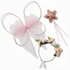 Claire's Club Copper Flower Crown & Wings Dress Up Set - 3 Pack