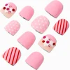 Claire's Club Cupcake Press On Vegan Faux Nail Set - 10 Pack