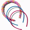 Claire's Club Flat Sequin & Solid Headbands - 3 Pack