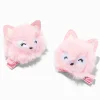 Claire's Club Fox Pom Pom Hair Clips - 2 Pack