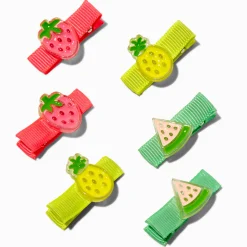 Claire's Club Fruit Icons Hair Clips - 6 Pack