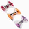 Claire's Club Fruit Shaker Bow Hair Clips - 3 Pack