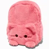 Claire's Club Furry Pink Cat Dome Backpack