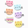 Claire's Club Glitter Cat Hair Clips - 6 Pack
