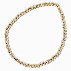 Claire's Club Gold-tone Beaded Stretch Bracelet