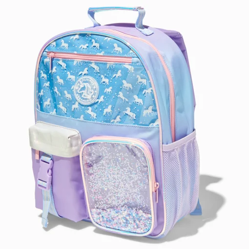 Claire's Club Holographic Unicorn Functional Backpack