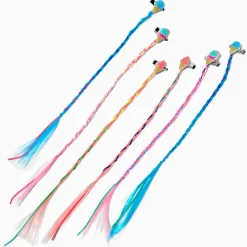 Claire's Club Ice Cream Cone Faux Hair Clips - 6 Pack