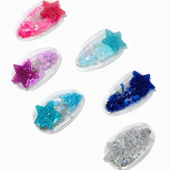 Claire's Club Jewel Stars Shaker Snap Hair Clips - 5 Pack