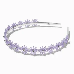 Claire's Club Light Purple Flower Metal Headband