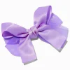 Claire's Club Lilac Satin Chiffon Hair Bow Clip