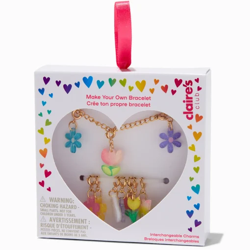 Claire's Club Make-It-Yourself Flower Charm Bracelet Kit