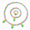 Claire's Club Matte Multicolor Ice Pop Beaded Jewelry Set - 3 Pack
