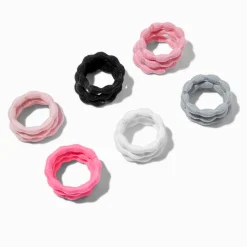 Claire's Club Mixed Pink Bubble Mini Hair Ties - 18 Pack