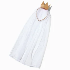 Claire's Club Nativity Gold Crown Veil Headband