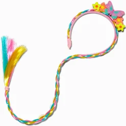 Claire's Club Neon Flower Faux Hair Headband