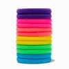 Claire's Club Neon Rolled Hair Ties - 12 Pack