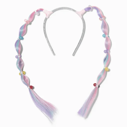 Claire's Club Ombré Bubble Braid Faux Hair Headband