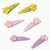 Claire's Club Pastel Daisy Snap Hair Clips - 6 Pack
