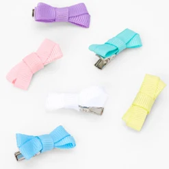 Claire's Club Pastel Hair Clips - 6 Pack