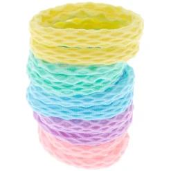 Claire's Club Pastel Honeycomb Hair Ties - 10 Pack