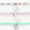 Claire's Club Pastel Pearl Beaded Stretch Bracelets - 3 Pack