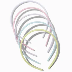 Claire's Club Pastel Rope Plastic Headbands - 5 Pack