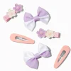 Claire's Club Pink & Purple Mixed Snap Hair Clips - 6 Pack
