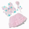 Claire's Club Pink Chiffon Flower Dress Up Set - 3 Pack